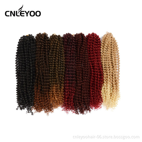2021 Factory 18 Inch Passion Twist Crochet Hair for Women (100g/Bundle) Spring Crochet Braiding Hair Extension